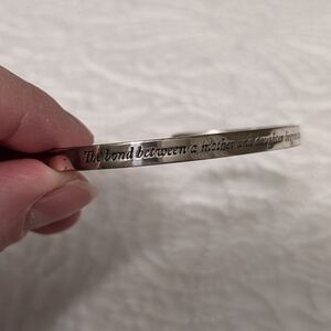Silver Mother Daughter Bracelet